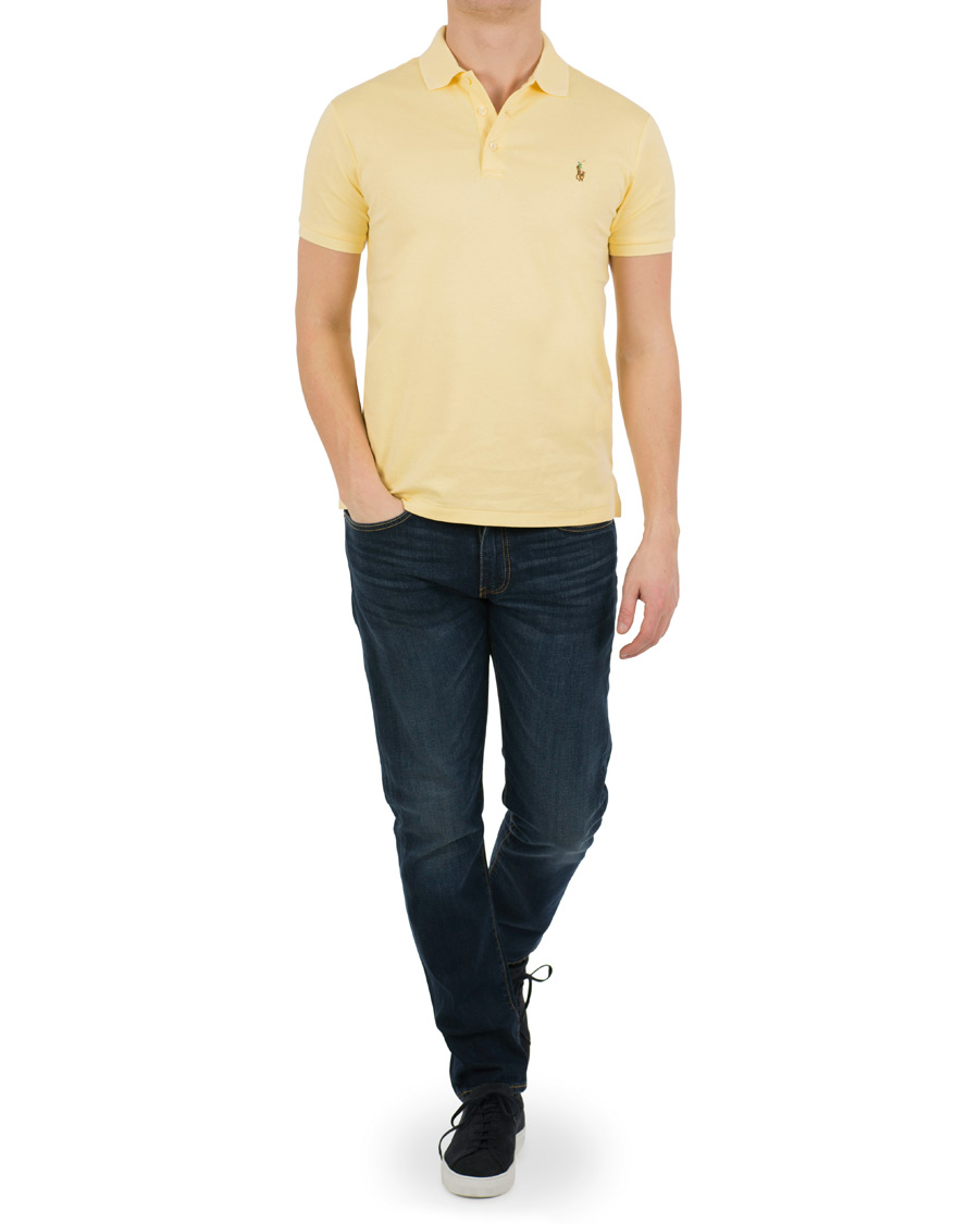 Herre | Pikéer | Polo Ralph Lauren | Slim Fit Pima Polo Banana Peel