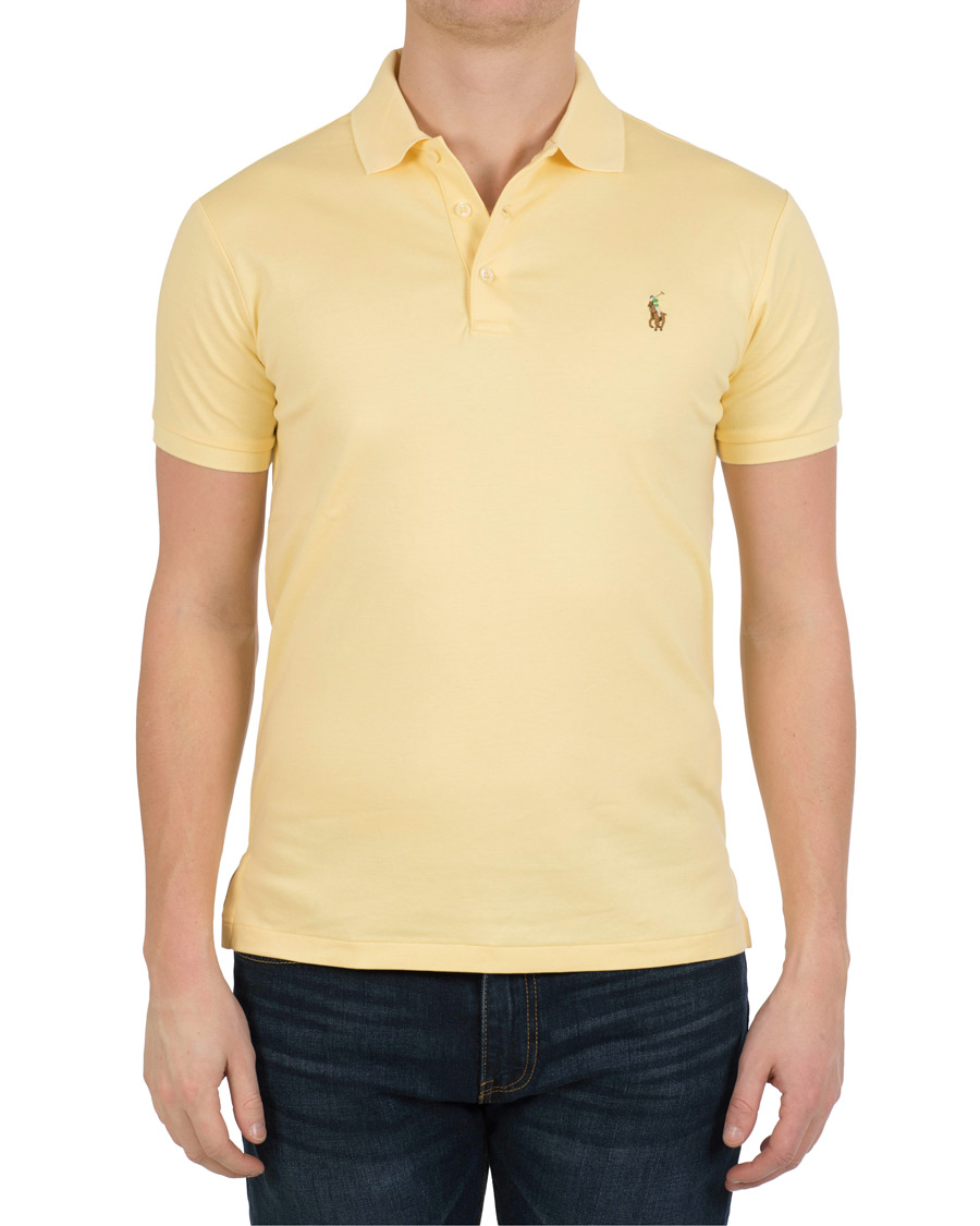 Herre | Pikéer | Polo Ralph Lauren | Slim Fit Pima Polo Banana Peel