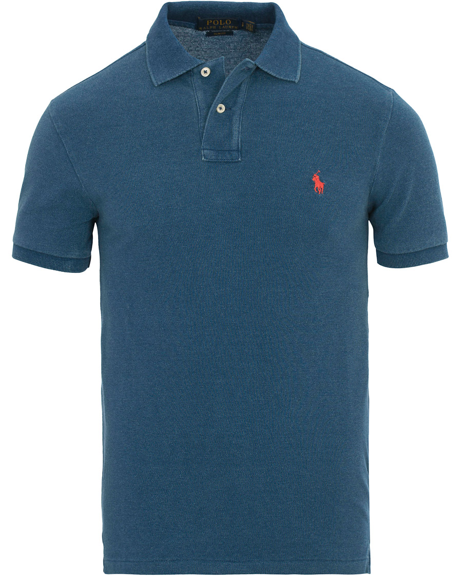 Herre | Pikéer | Polo Ralph Lauren | Slim Fit Polo Medium Indigo