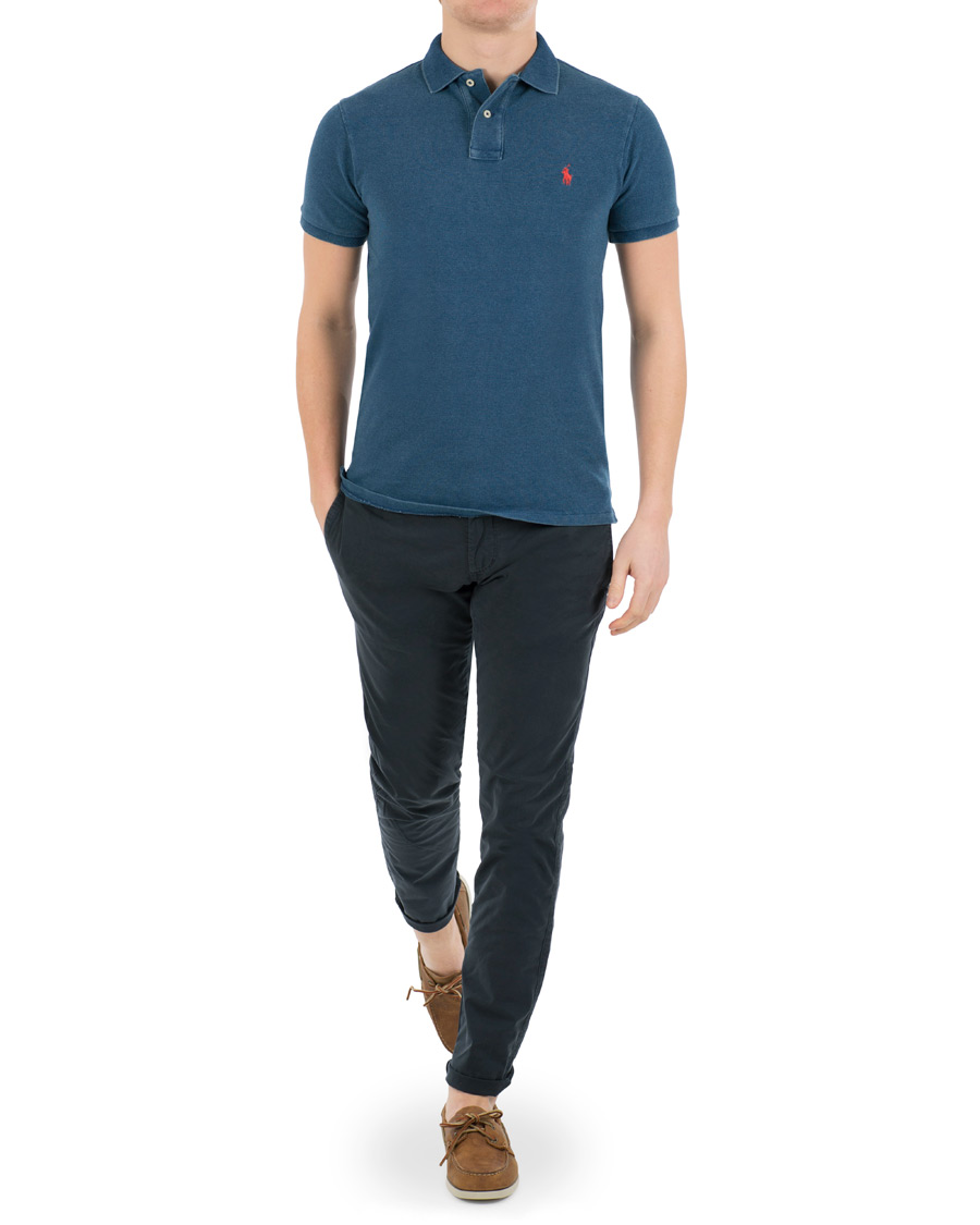 Herre | Pikéer | Polo Ralph Lauren | Slim Fit Polo Medium Indigo