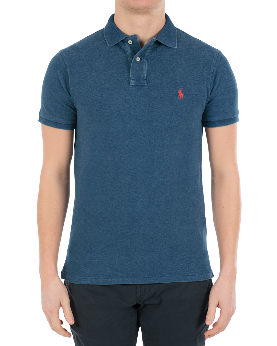 Herre | Pikéer | Polo Ralph Lauren | Slim Fit Polo Medium Indigo