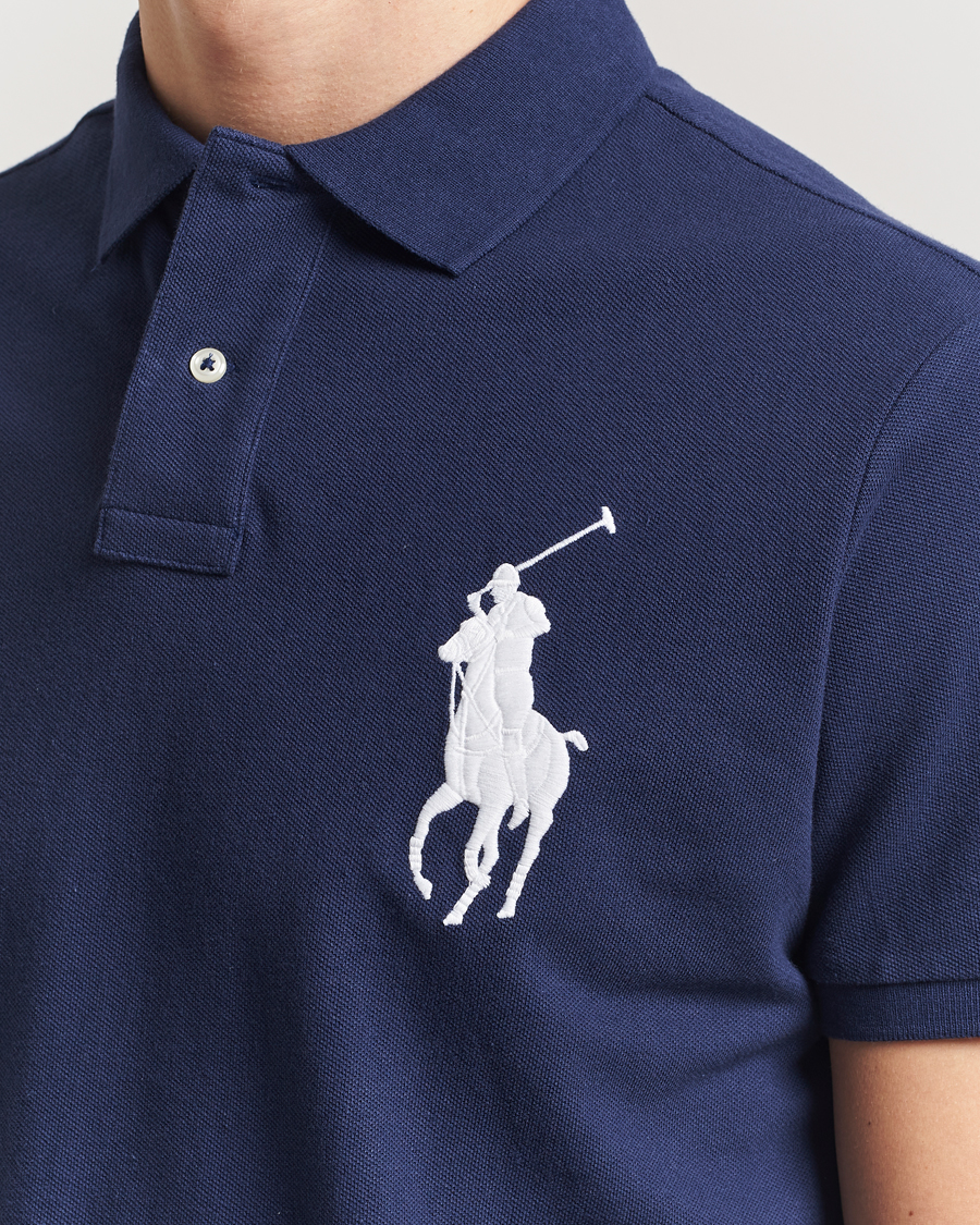Herre | Pikéer | Polo Ralph Lauren | Custom Fit Big Pony Polo Newport Navy