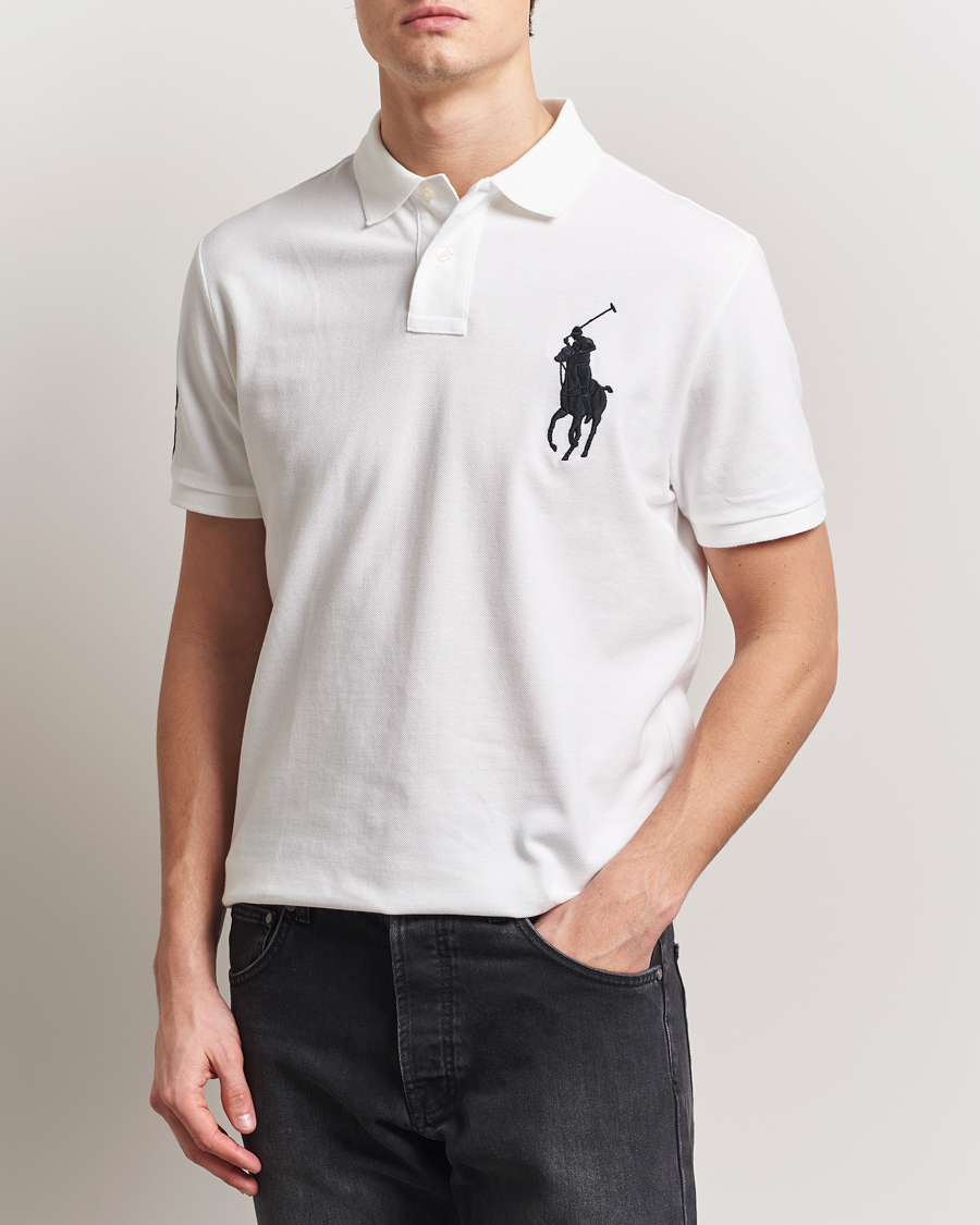 Herre | Pikéer | Polo Ralph Lauren | Custom Fit Big Pony Polo White