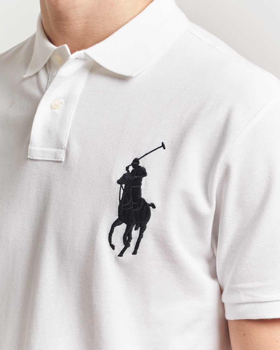 Herre | Pikéer | Polo Ralph Lauren | Custom Fit Big Pony Polo White