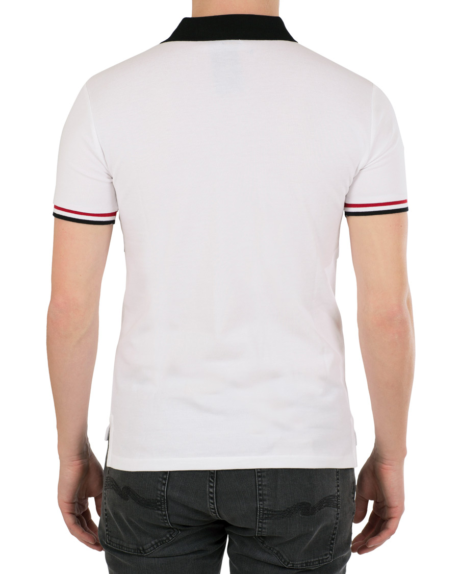 Herre | Pikéer | Polo Ralph Lauren | Custom Fit Broad Stripe Big Pony Polo White/Multi