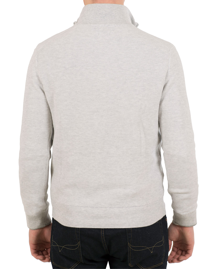 Herre | Gensere | Polo Ralph Lauren | Texture Half Zip Lawrence Grey Heather