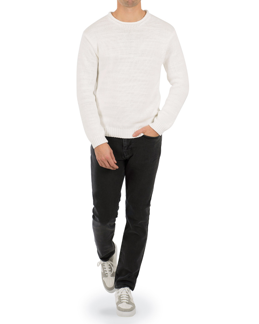 Herre | Gensere | Polo Ralph Lauren | Slub Knitted Crew Neck White