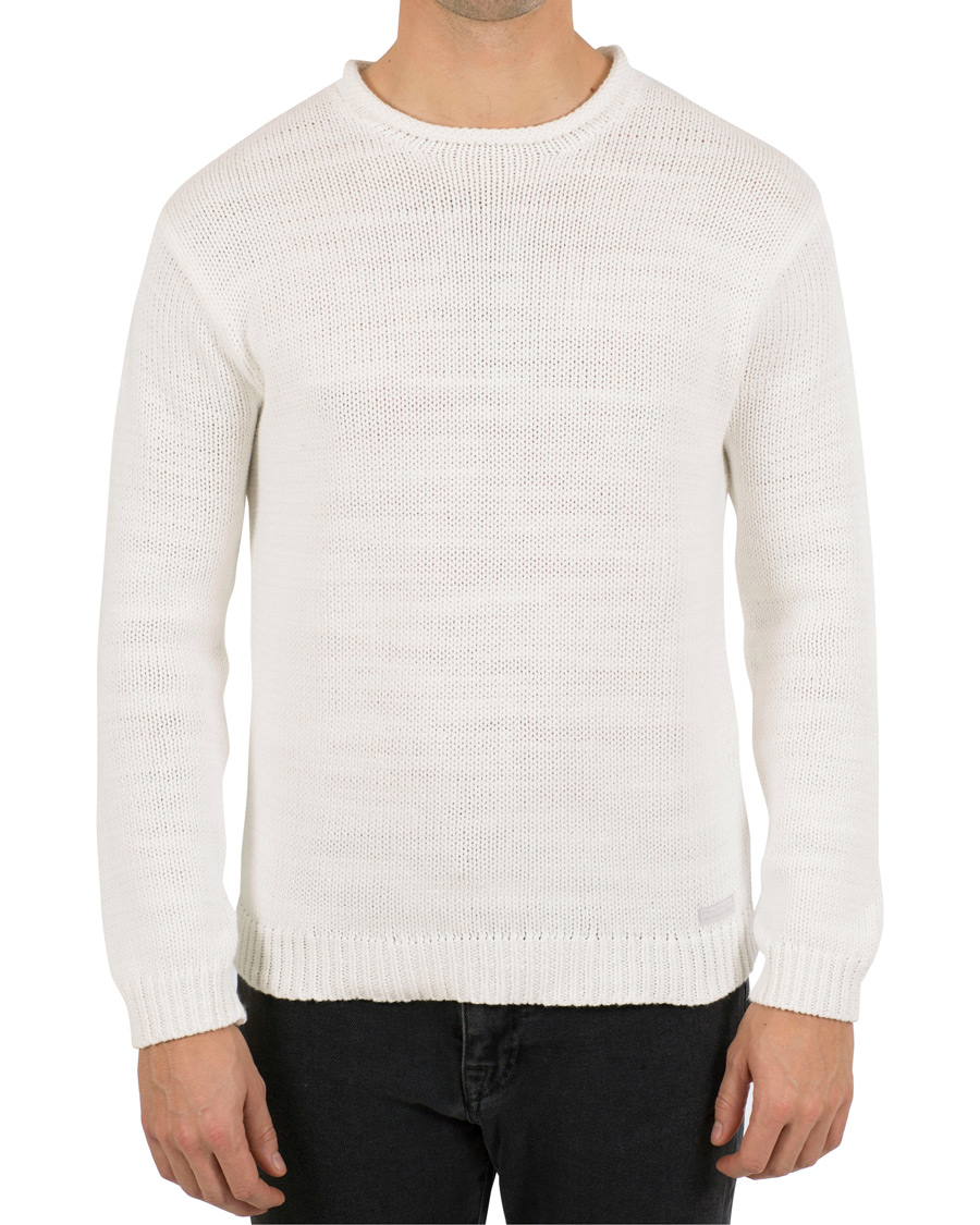 Herre | Gensere | Polo Ralph Lauren | Slub Knitted Crew Neck White