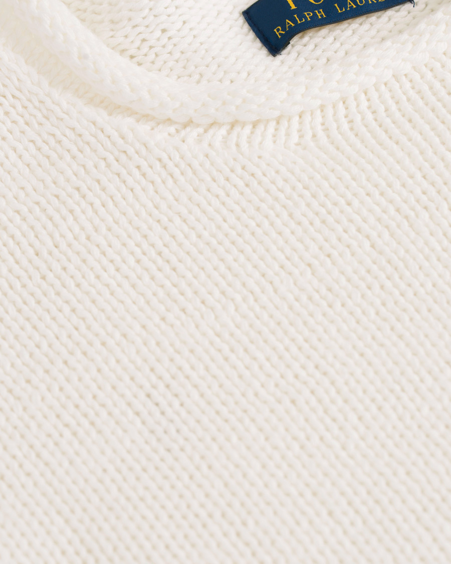 Herre | Gensere | Polo Ralph Lauren | Slub Knitted Crew Neck White