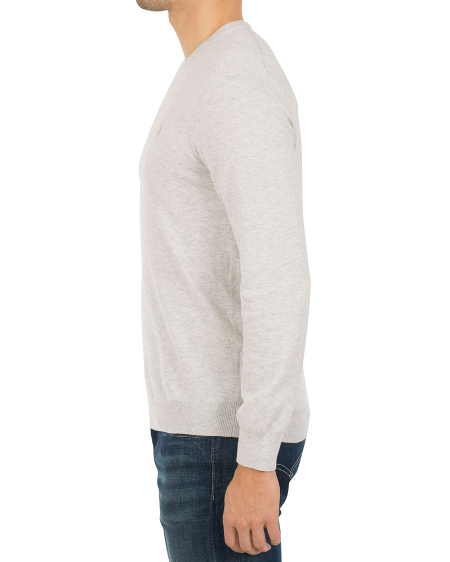 Herre | Gensere | Polo Ralph Lauren | Pima Cotton Crew Neck Pullover Lawrence Grey Heather