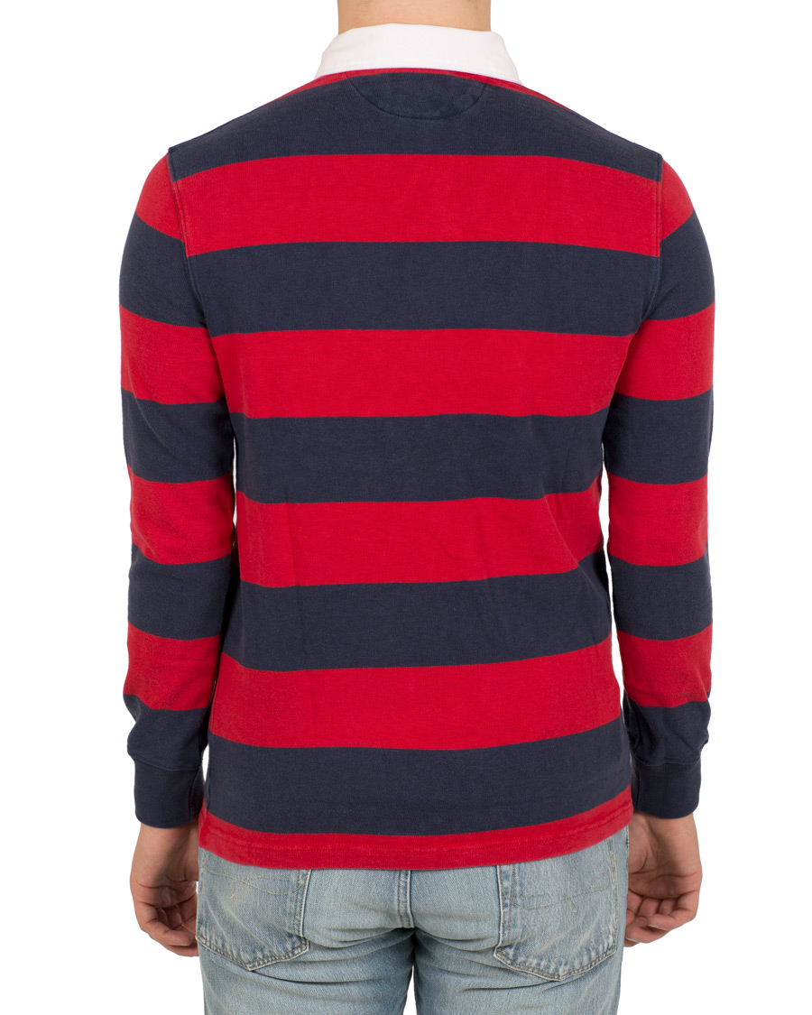 Herre | Gensere | Polo Ralph Lauren | Stripe Rugby Newport Navy/Ralph Red
