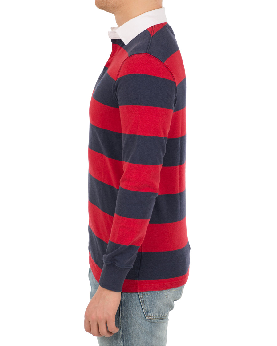 Herre | Gensere | Polo Ralph Lauren | Stripe Rugby Newport Navy/Ralph Red