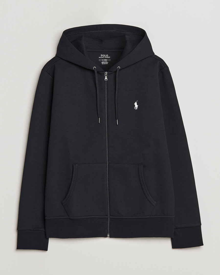 ralph lauren black zip hoodie