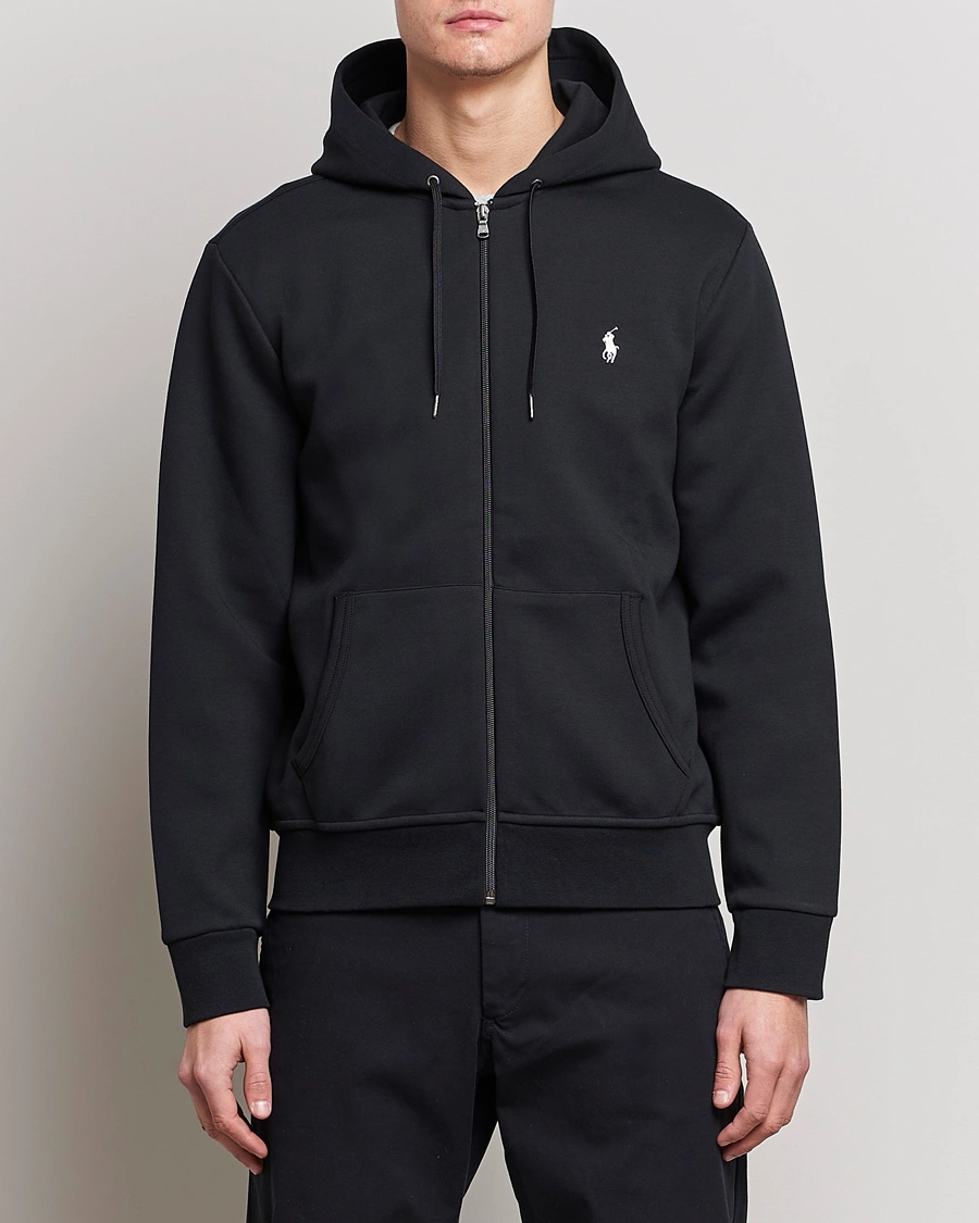 Herre | Hettegensere | Polo Ralph Lauren | Tech Performance Full Zip Hoodie Polo Black