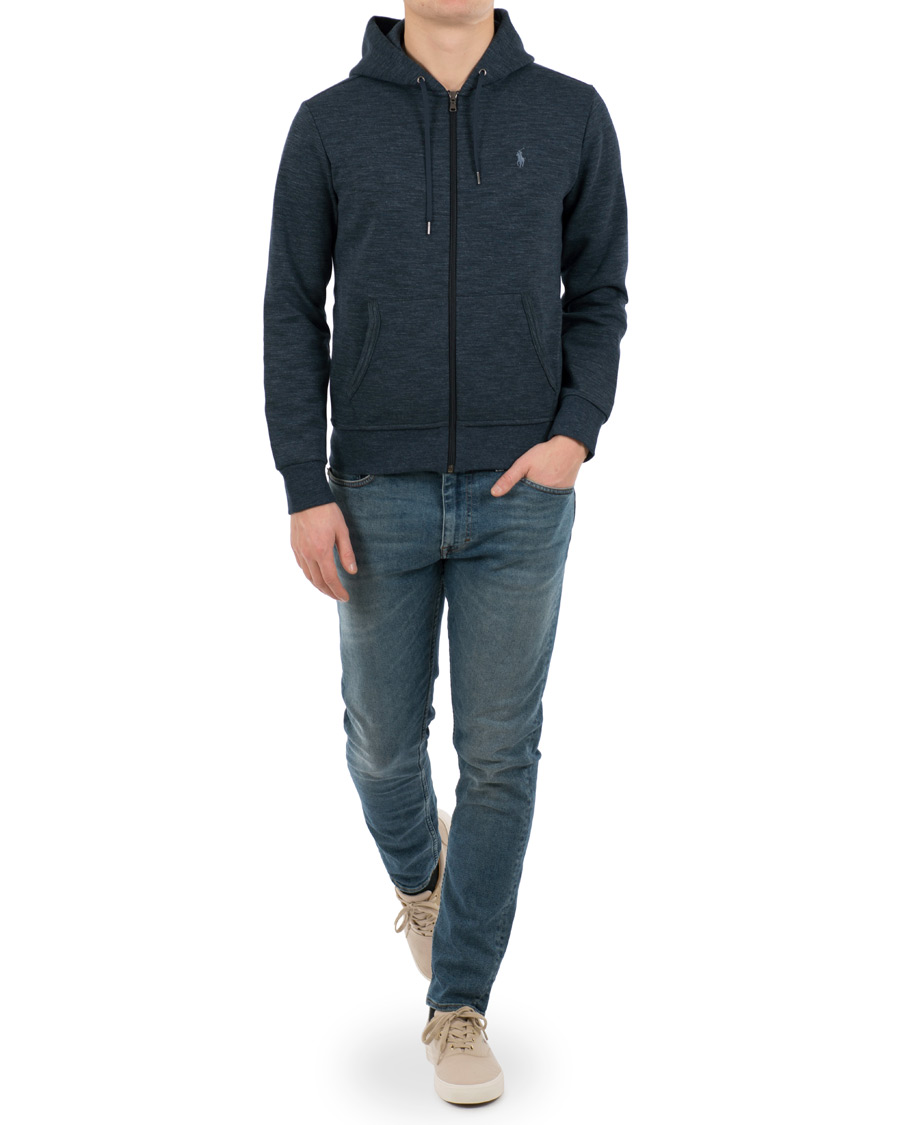 Herre | Gensere | Polo Ralph Lauren | Tech Performance Full Zip Hoodie Blue Eclipse