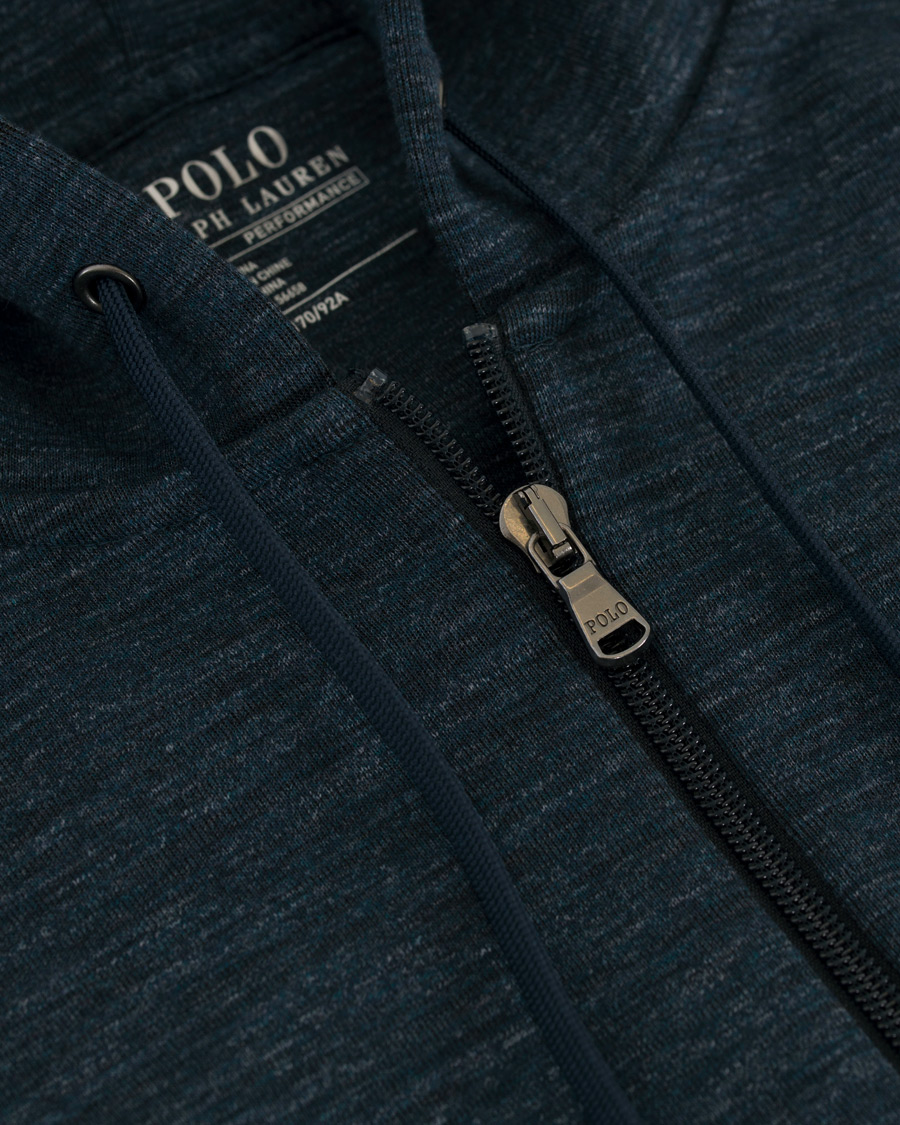 Herre | Gensere | Polo Ralph Lauren | Tech Performance Full Zip Hoodie Blue Eclipse