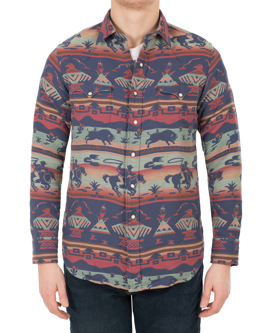 Herre | Skjorter | Polo Ralph Lauren | Core Fit Western Print Shirt Cowboy
