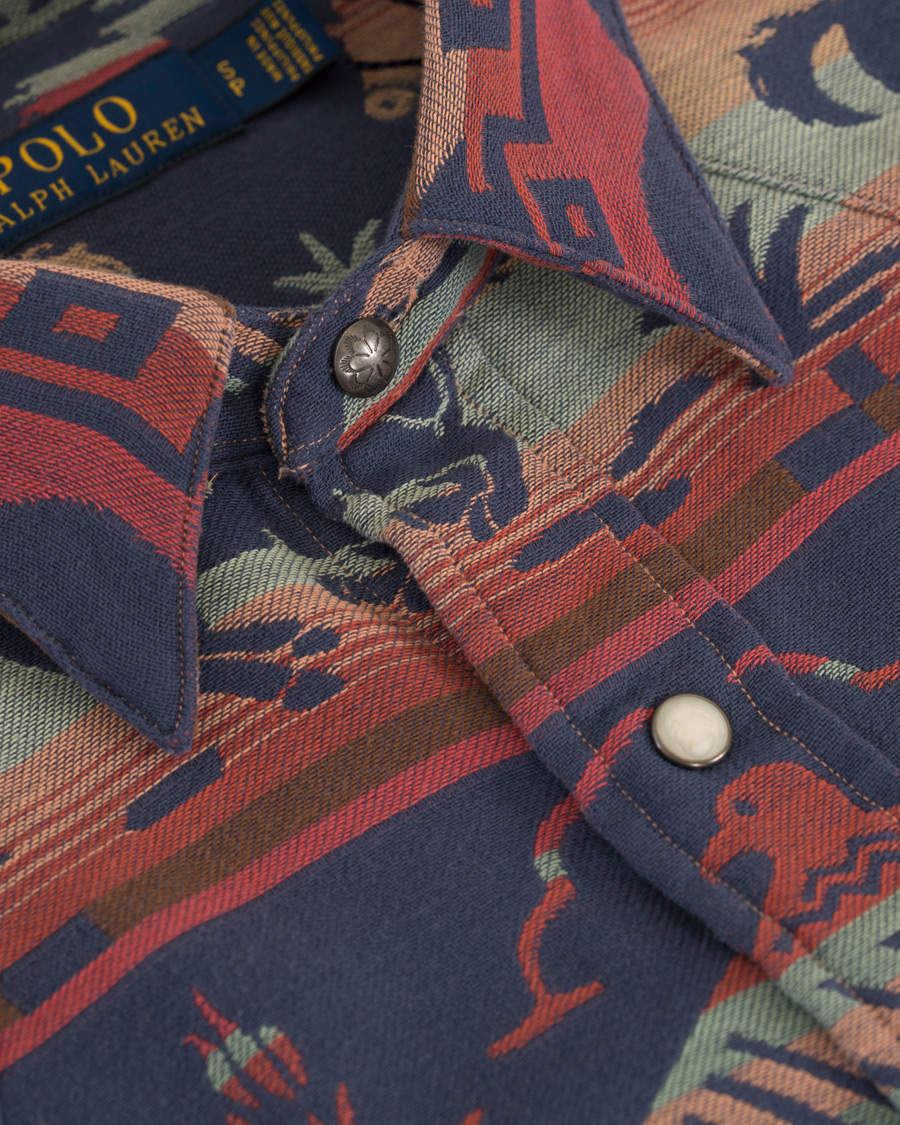 Herre | Skjorter | Polo Ralph Lauren | Core Fit Western Print Shirt Cowboy