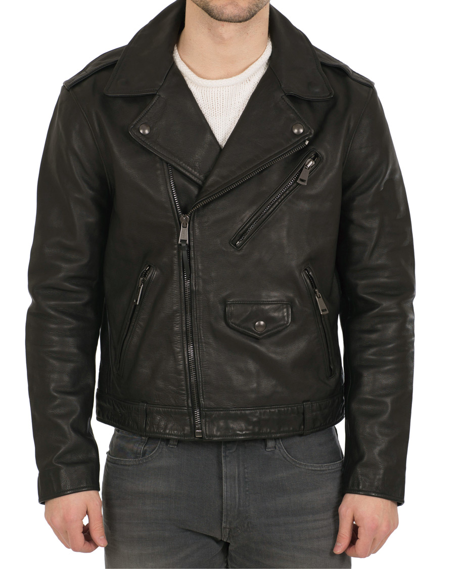 Herre | Jakker | Polo Ralph Lauren | Leather Biker Jacket Polo Black