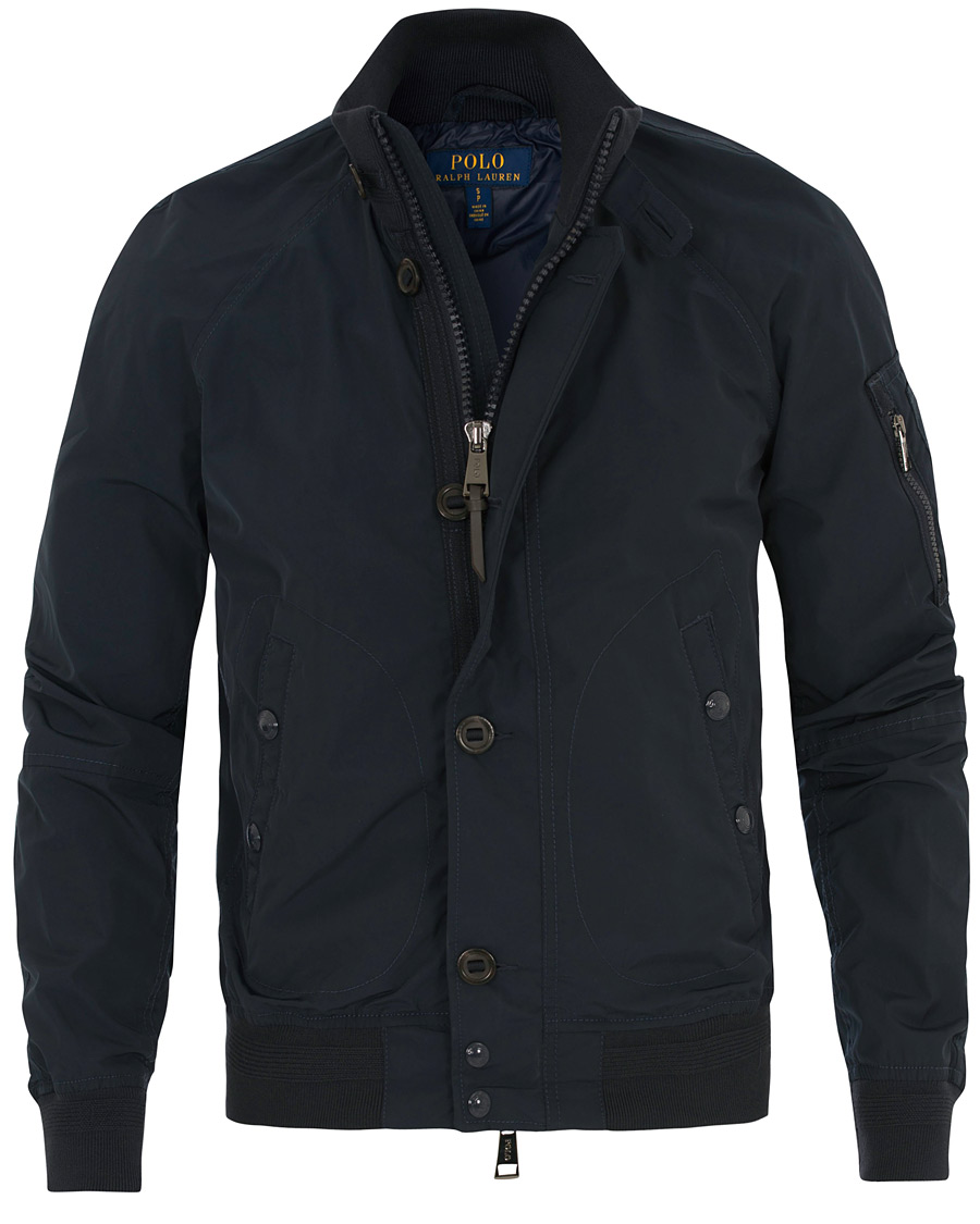 Herre | Jakker | Polo Ralph Lauren | Troops Bomber Jacket Aviator Navy