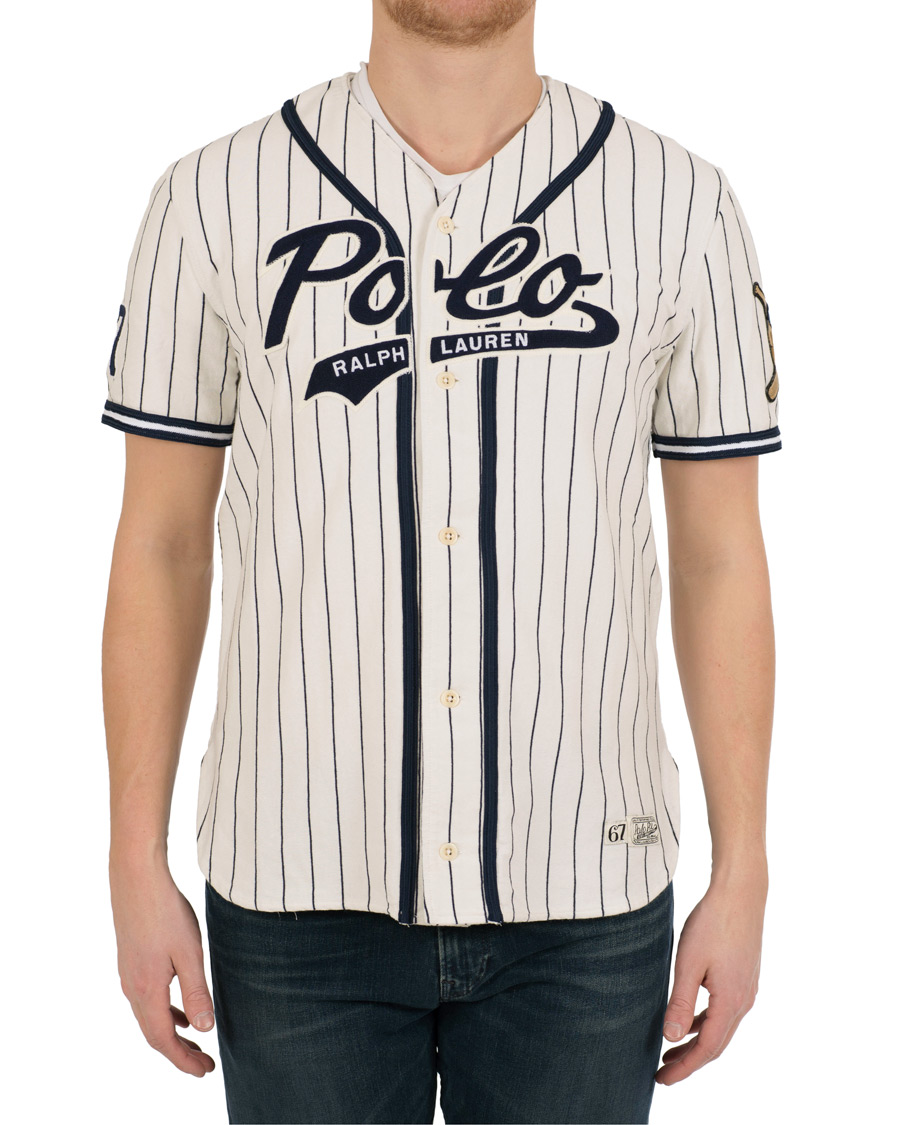 Herre | Skjorter | Polo Ralph Lauren | Baseball Bears Collection Short Sleeve Shirt White