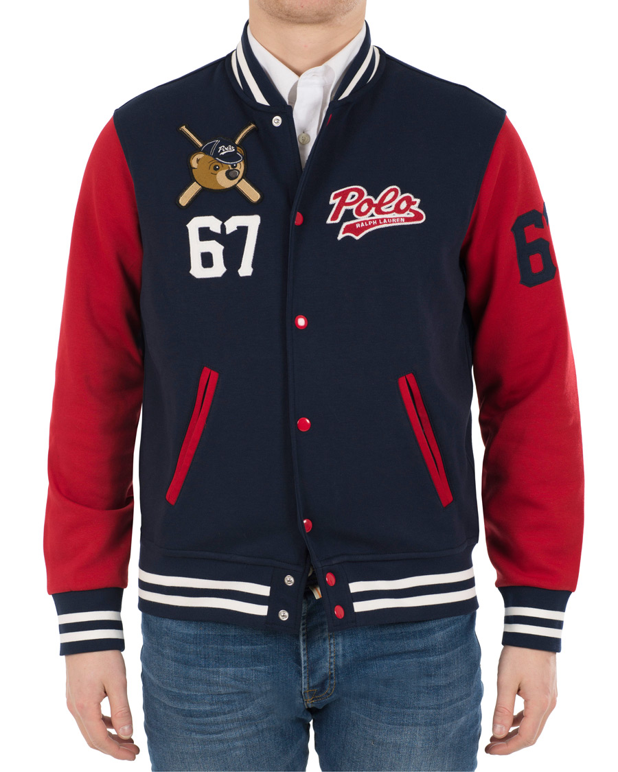 Herre | Gensere | Polo Ralph Lauren | Baseball Bears Collection Jacket Cruise Navy