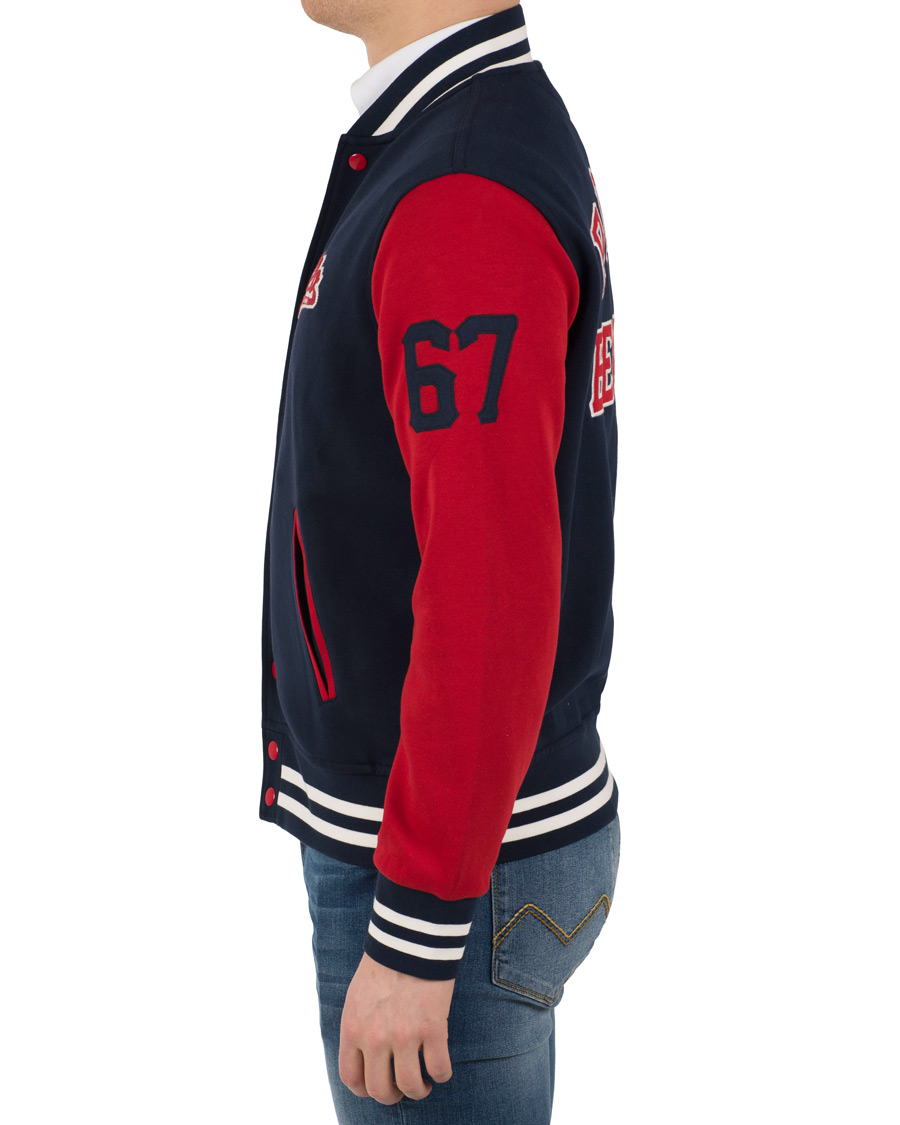 Herre | Gensere | Polo Ralph Lauren | Baseball Bears Collection Jacket Cruise Navy