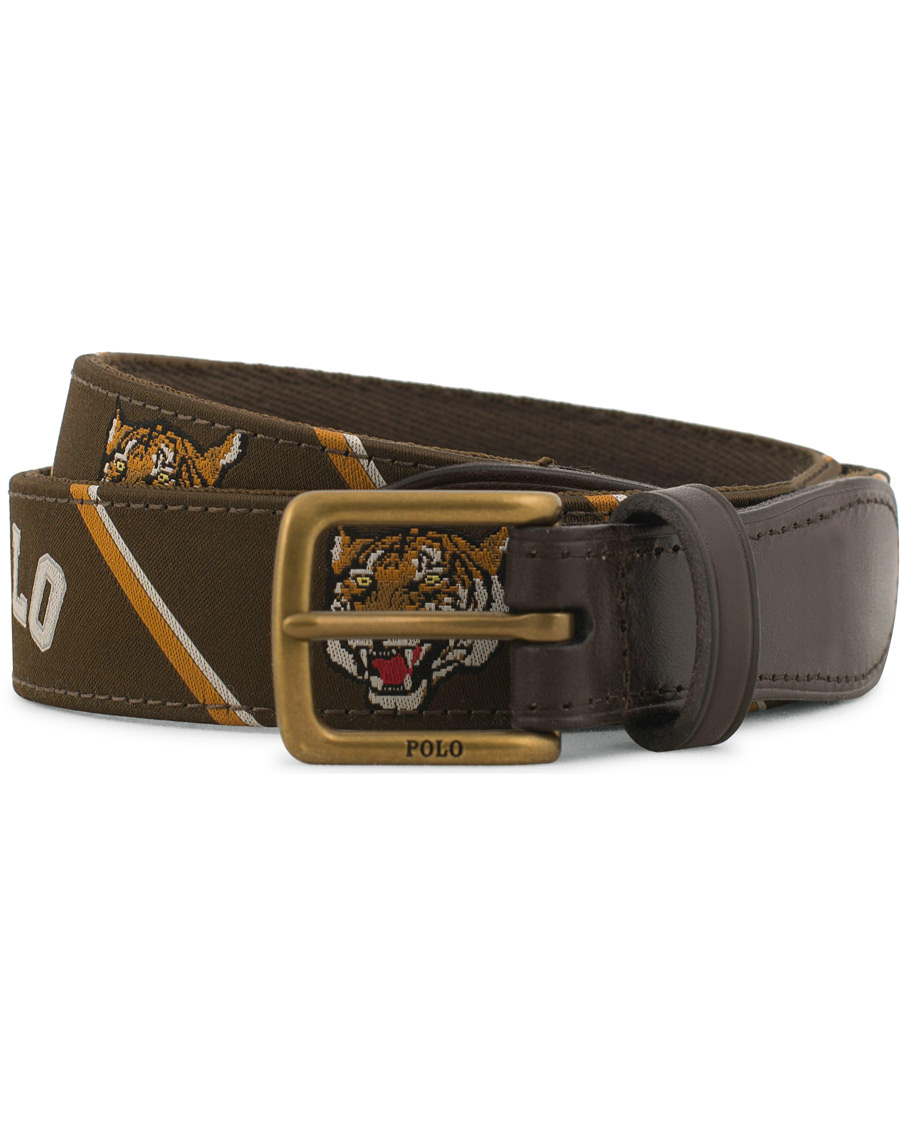 Herre | Polo Ralph Lauren Tiger Belt Farm Olive | Polo Ralph Lauren | Tiger Belt Farm Olive