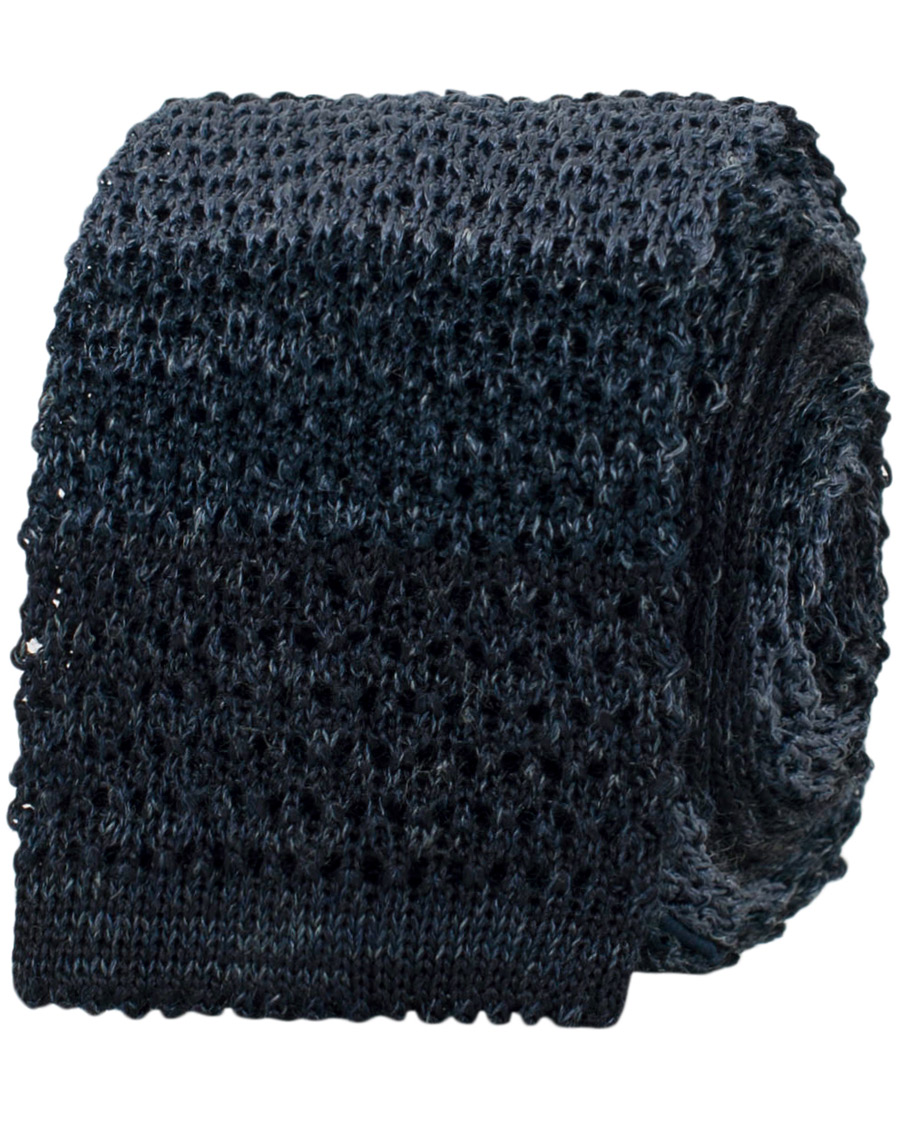Herre | Polo Ralph Lauren Knitted 5,5 cm Tie Blue | Polo Ralph Lauren | Knitted 5,5 cm Tie Blue