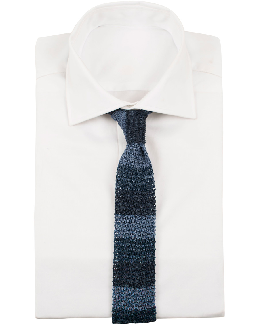 Herre | Polo Ralph Lauren Knitted 5,5 cm Tie Blue | Polo Ralph Lauren | Knitted 5,5 cm Tie Blue