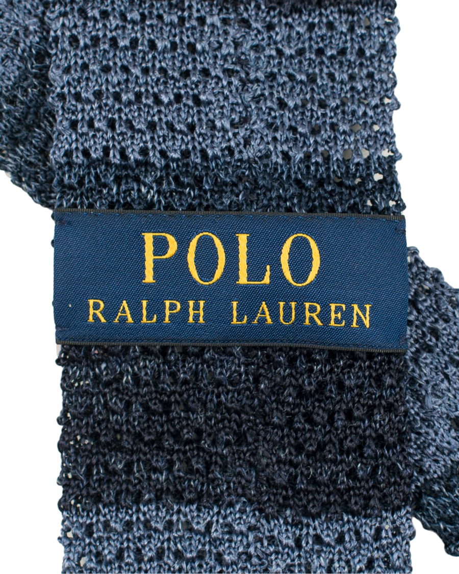Herre | Polo Ralph Lauren Knitted 5,5 cm Tie Blue | Polo Ralph Lauren | Knitted 5,5 cm Tie Blue
