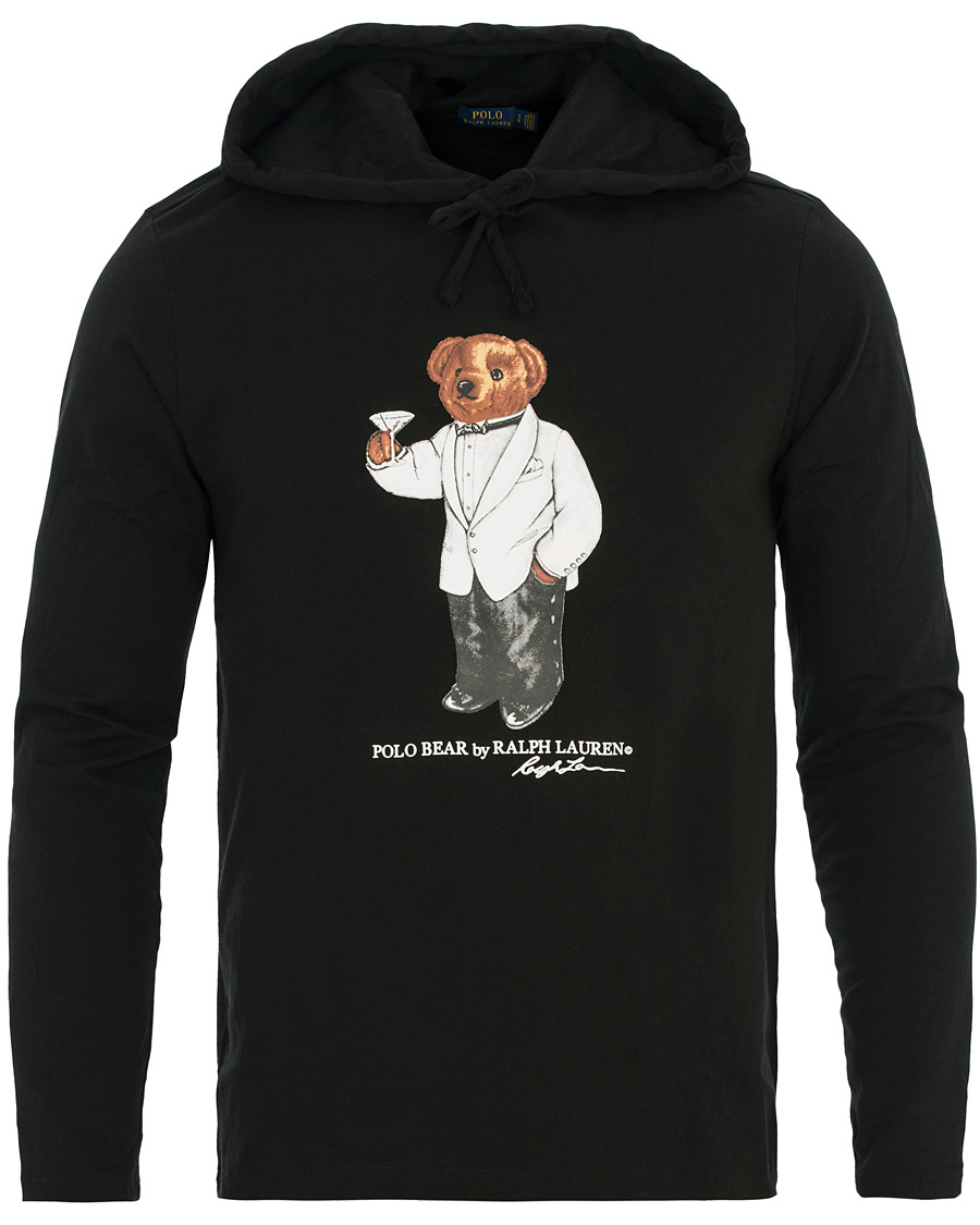 Herre | Gensere | Polo Ralph Lauren | Printed Bear Hoodie Polo Black