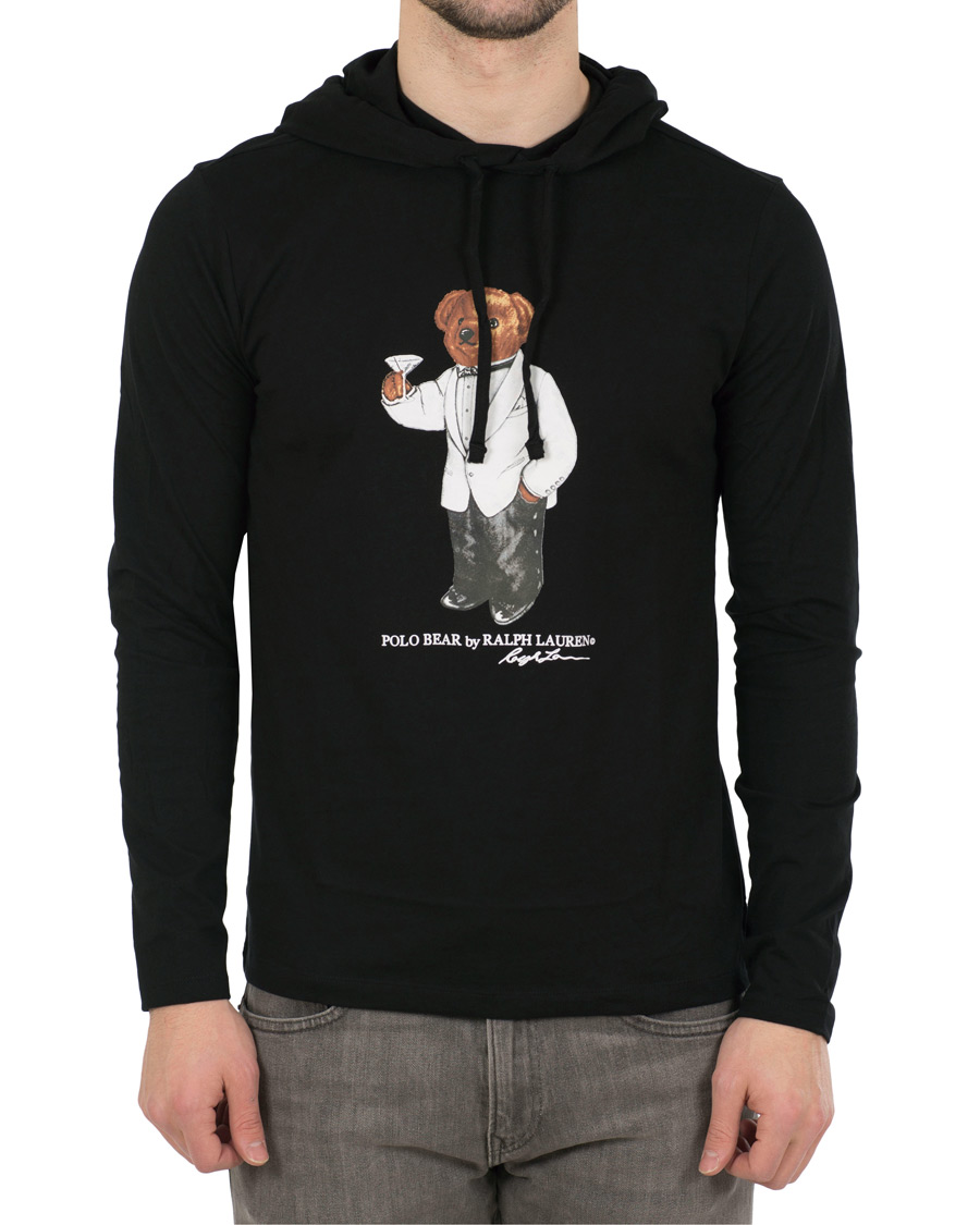 Herre | Gensere | Polo Ralph Lauren | Printed Bear Hoodie Polo Black