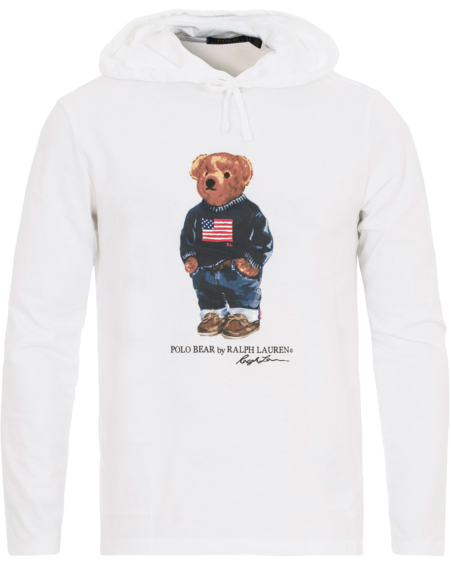 Herre | Gensere | Polo Ralph Lauren | Printed Bear Hoodie White