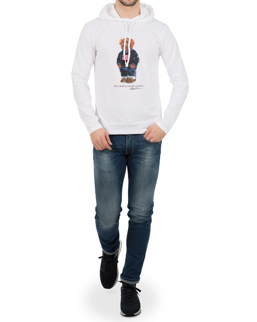 Herre | Gensere | Polo Ralph Lauren | Printed Bear Hoodie White