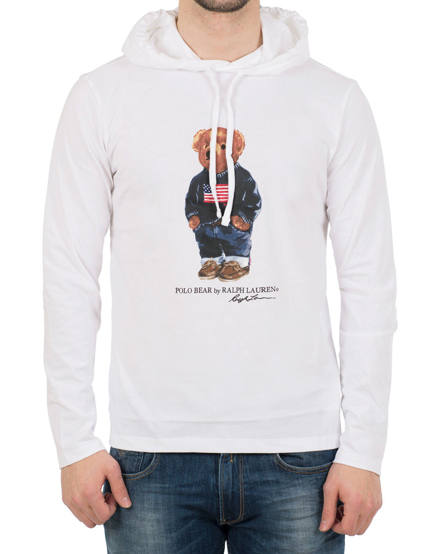 Herre | Gensere | Polo Ralph Lauren | Printed Bear Hoodie White
