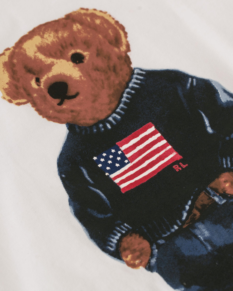 Herre | Gensere | Polo Ralph Lauren | Printed Bear Hoodie White