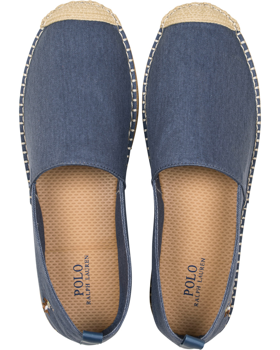 Polo Ralph Lauren Barron Espadrilles Newport Navy hos CareOfCarl.no