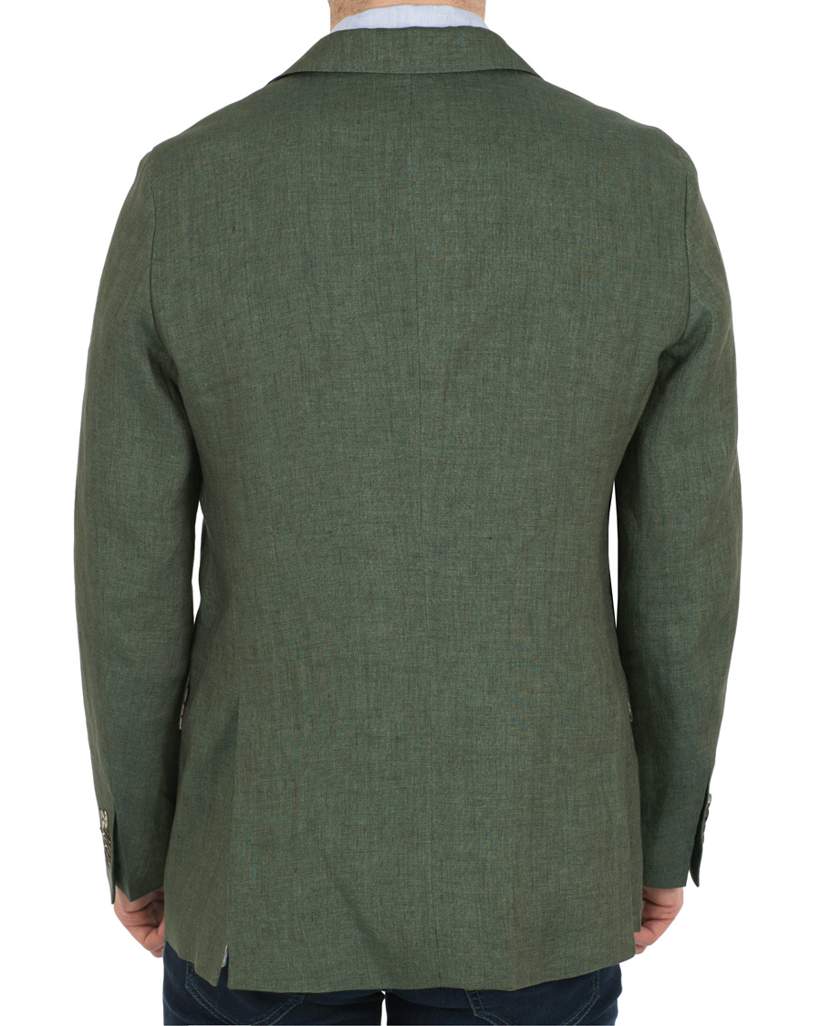Herre | Dressjakker | Etro | Linen Blazer Green