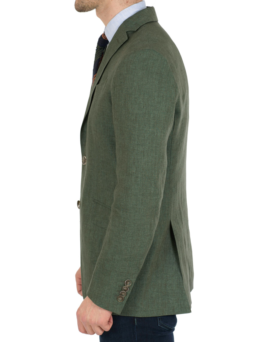Herre | Dressjakker | Etro | Linen Blazer Green