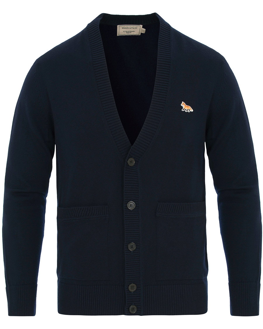 Herre | Gensere | Maison Kitsuné | Merino Classic Cardigan Navy