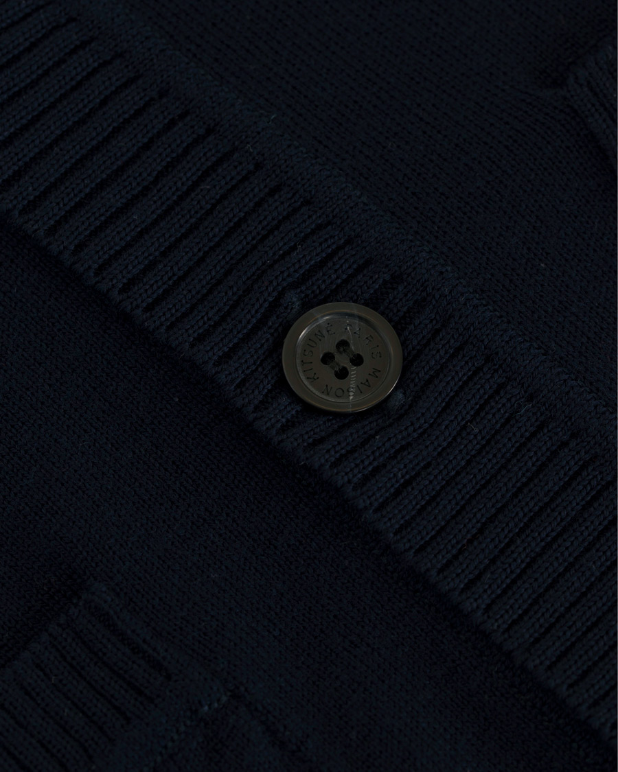 Herre | Gensere | Maison Kitsuné | Merino Classic Cardigan Navy