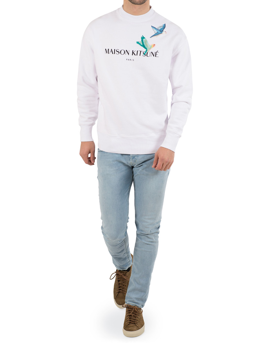 Herre | Gensere | Maison Kitsuné | Lovebirds Sweatshirt White