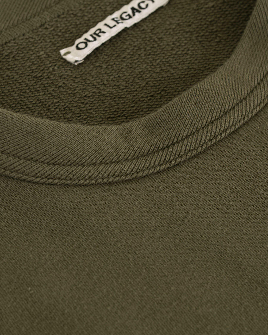 Herre | Gensere | Our Legacy | 50s Great Sweat Core Olive