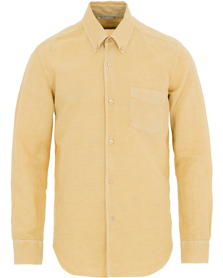 Herre | Skjorter | Our Legacy | Classic Shirt Cotton/LinenFade Yellow