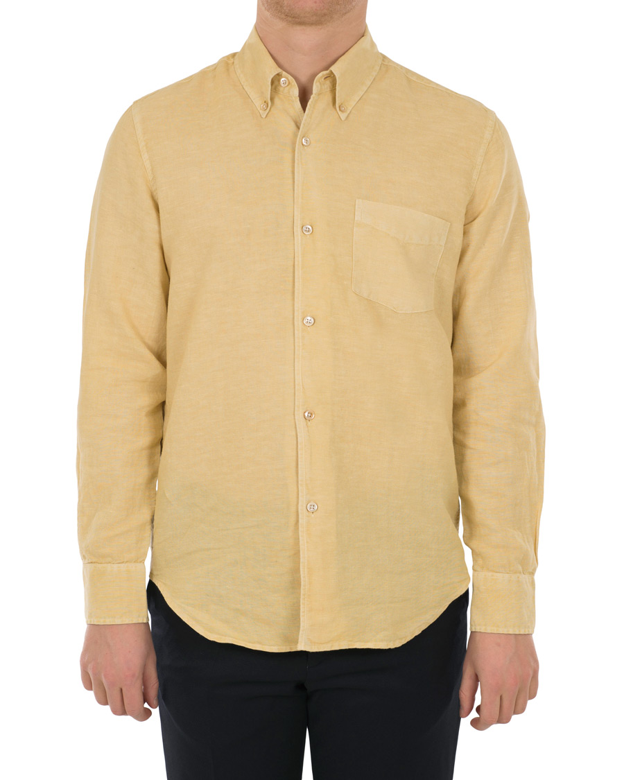 Herre | Skjorter | Our Legacy | Classic Shirt Cotton/LinenFade Yellow
