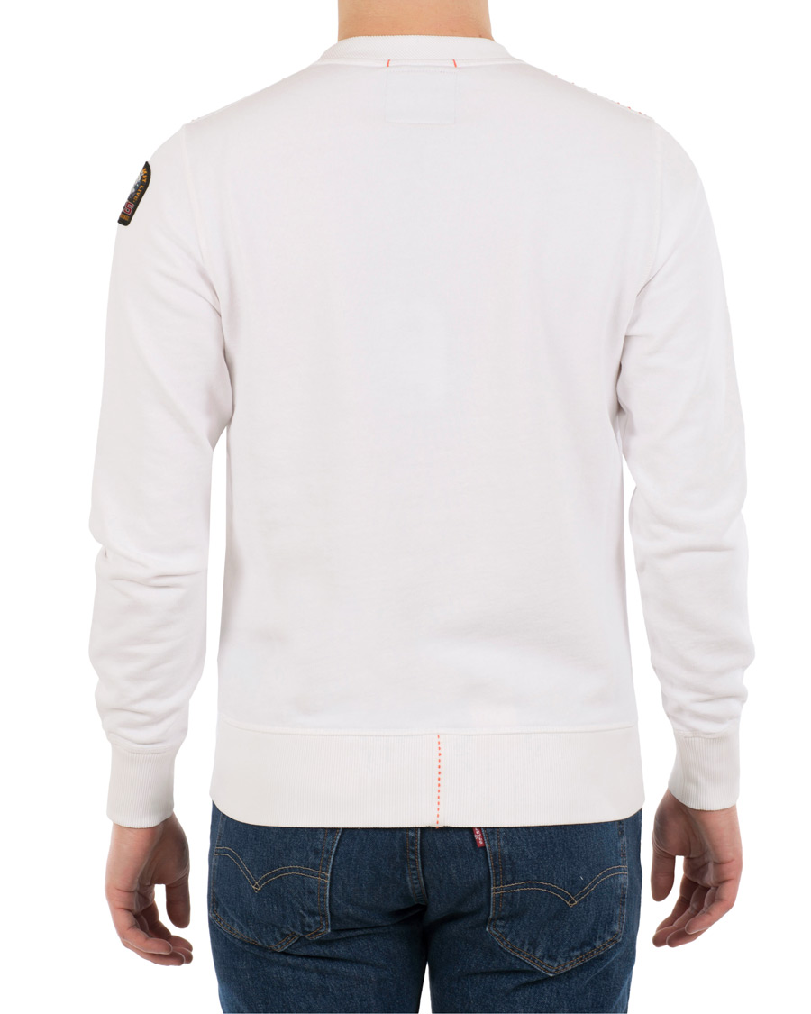 Herre | Gensere | Parajumpers | Caleb Crew Neck Sweatshirt White