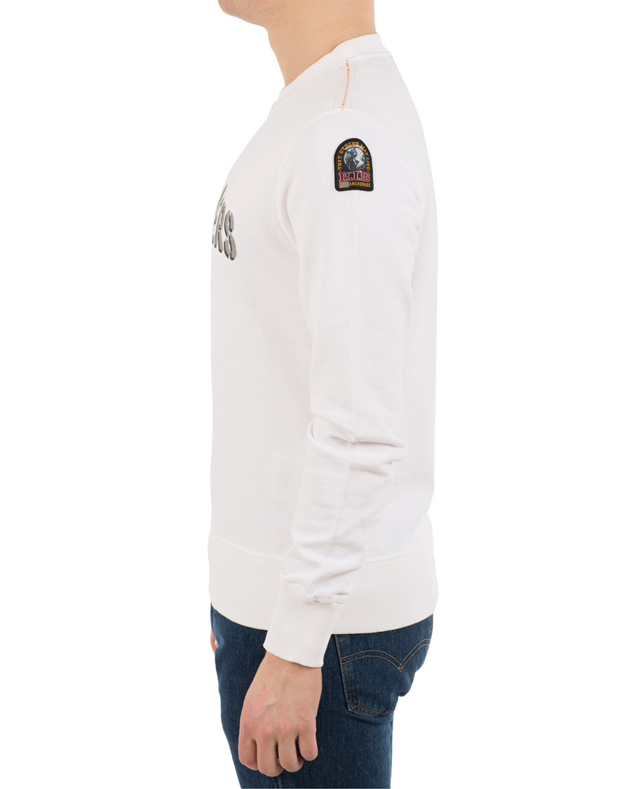 Herre | Gensere | Parajumpers | Caleb Crew Neck Sweatshirt White
