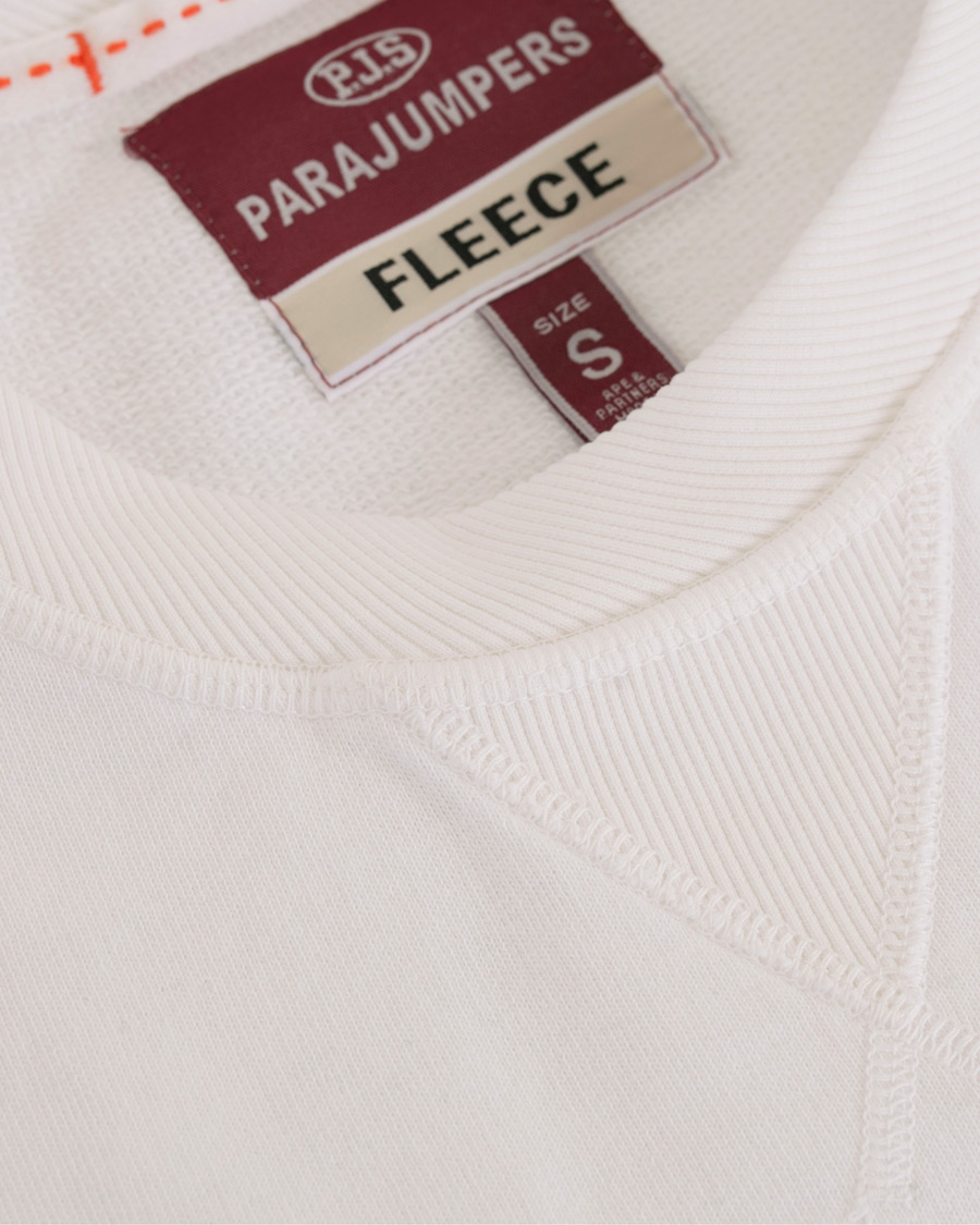 Herre | Gensere | Parajumpers | Caleb Crew Neck Sweatshirt White
