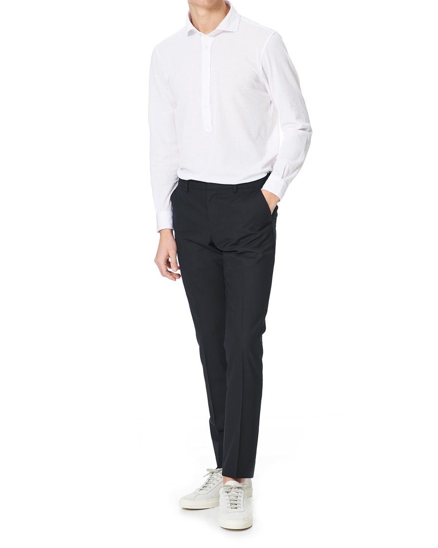 Herre | Bukser | Filippa K | Liam Cool Wool Slacks Dark Navy
